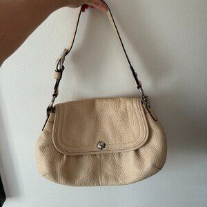 VINTAGE Coach 13729 Y2K white beige shoulder bag
